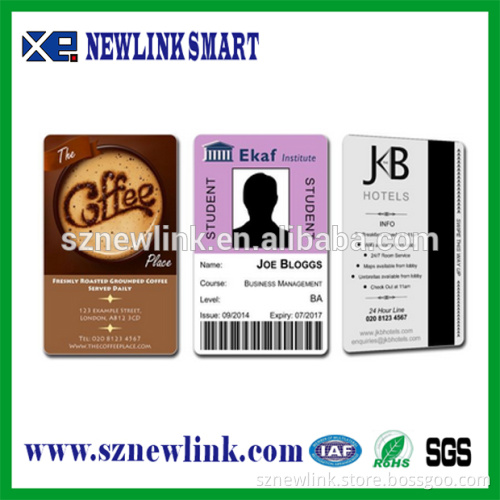 plastic id card with serial numbers